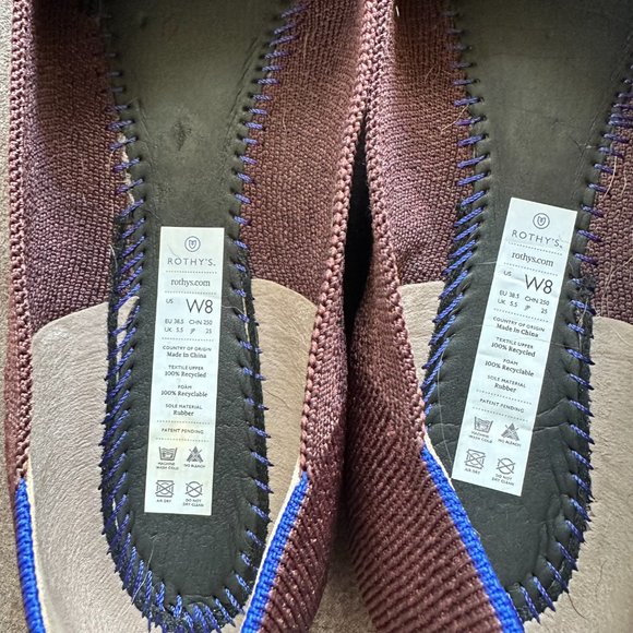 Rothy's Flat in Chocolate Python - Picture 5 of 5